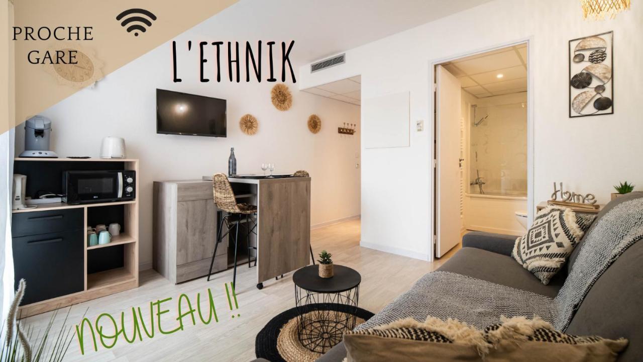 L'Ethnik--Studio Tout Confort--Clim--Parking--Wifi Лурд Екстериор снимка